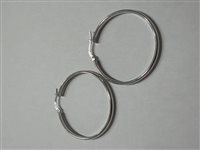 Orecchini Domar Donna Cerchi argento 925 lisci in Argento ORAR-467-280